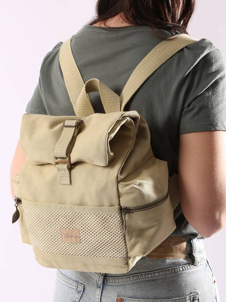 Sac à Dos M Narcisse Woomen Vert narcisse WNAR14 vue secondaire 1