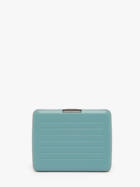 Porte-cartes Cuir Ogon Bleu matte MAT vue secondaire 2