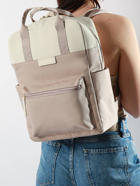 Business Backpack 1 Compartment + 15'' Laptop Kapten and son Violet backpack BERGEN other view 1