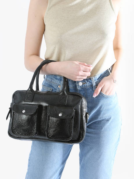 Small Leather Le Dandy Éclipse Bag Paul marius Black eclipse DANDSECL other view 1