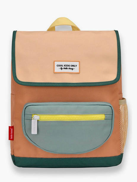 Backpack Hello hossy Brown cool kids M6