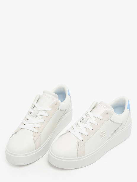 Sneakers En Cuir Tommy hilfiger Blanc accessoires 82100F6 vue secondaire 2