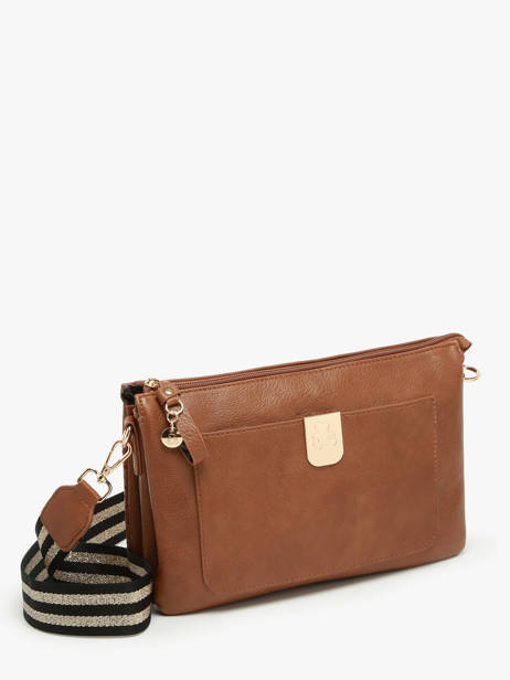Shoulder Bag Ajoure Lulu castagnette Brown ajoure WINTER other view 2
