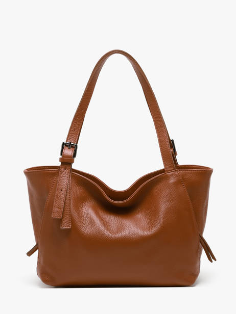 Sac Porté épaule Caviar Cuir Milano Marron caviar CA24065