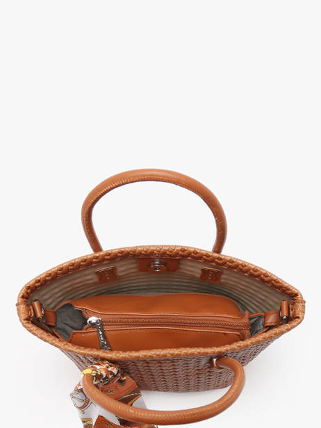 Sac Porté Main Et Bandoulière Braided Miniprix Marron braided 1 vue secondaire 2