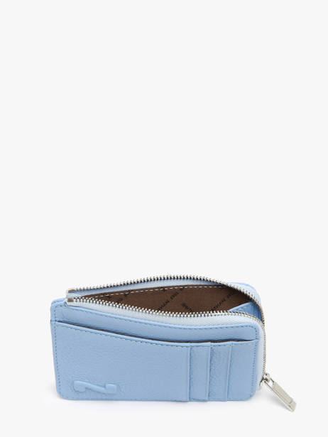 Porte-monnaie Avec Porte-cartes Cuir Nathan baume Bleu original n 217N vue secondaire 1