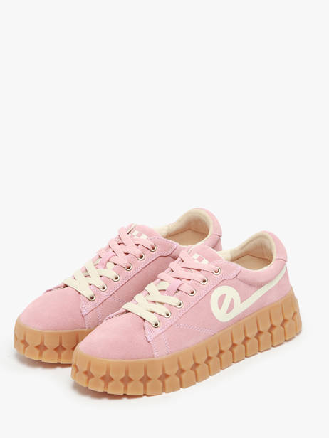 Sneakers Play In Leather No name Pink women PLVS042Q other view 2