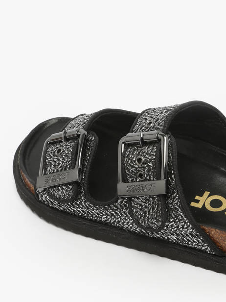 Slippers Fusbett Colors of california Black women HCBIOW07 other view 2