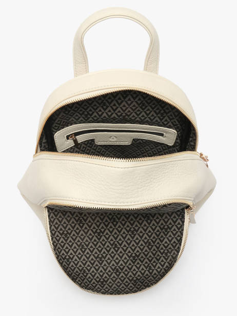 Backpack Lulu castagnette Beige zip WILLO other view 3