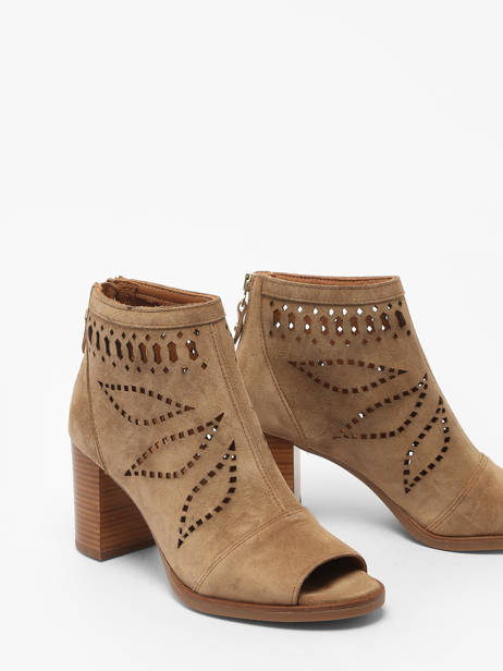 Heeled Boots Liset In Leather Alpe Brown women 50941101 other view 2