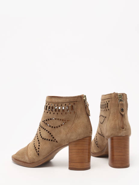 Heeled Boots Liset In Leather Alpe Brown women 50941101 other view 3