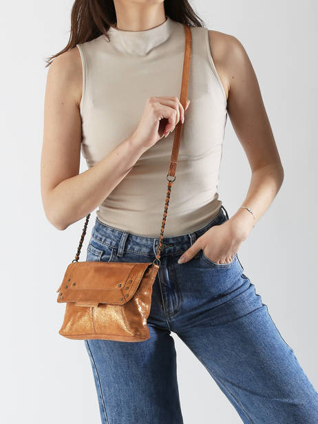 Sac Bandoulière Felizia Cuir Pieces Orange felizia 17116820 vue secondaire 1