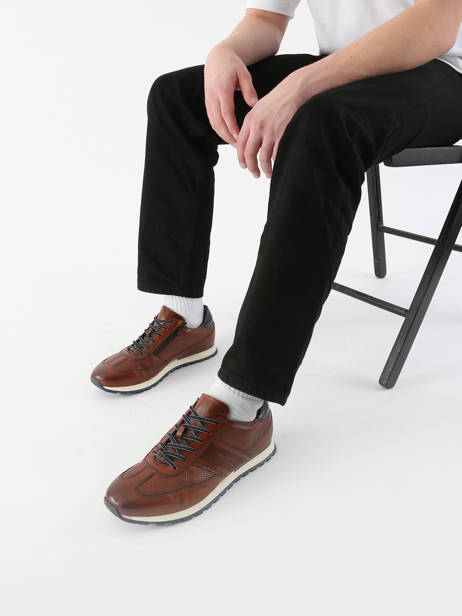 Sneakers Ivar In Leather Bugatti Brown men 331ARX01 other view 1