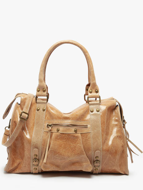 Shoulder Bag Elefante Leather Milano Beige elefante EF24095