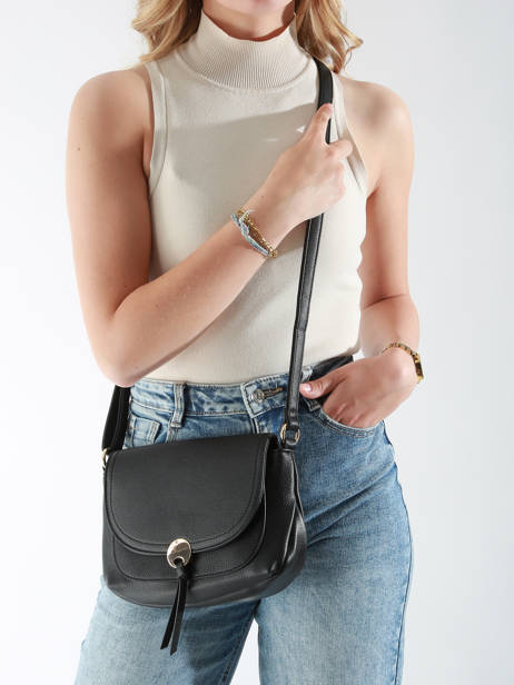 Sac Bandoulière Sable Miniprix Noir sable Z83082 vue secondaire 1