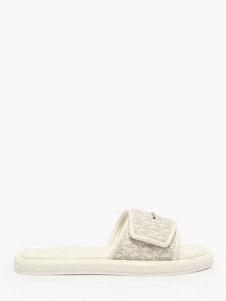 Mules Suki Michael kors Blanc women KFA1B150 vue secondaire 1