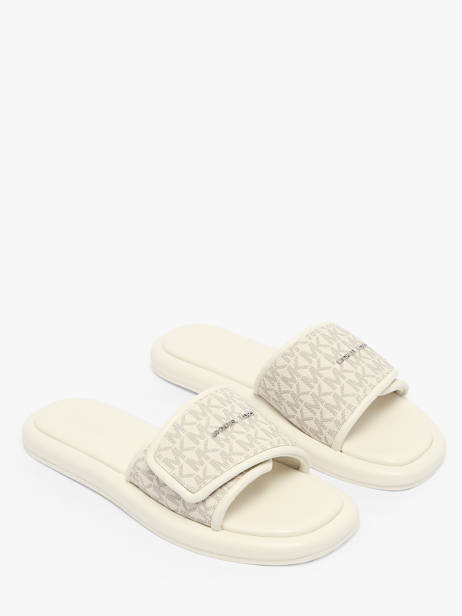 Mules Suki Michael kors Blanc women KFA1B150 vue secondaire 2