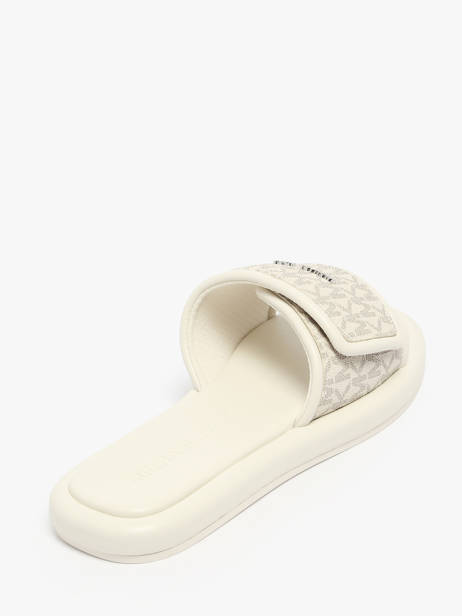 Mules Suki Michael kors Blanc women KFA1B150 vue secondaire 3