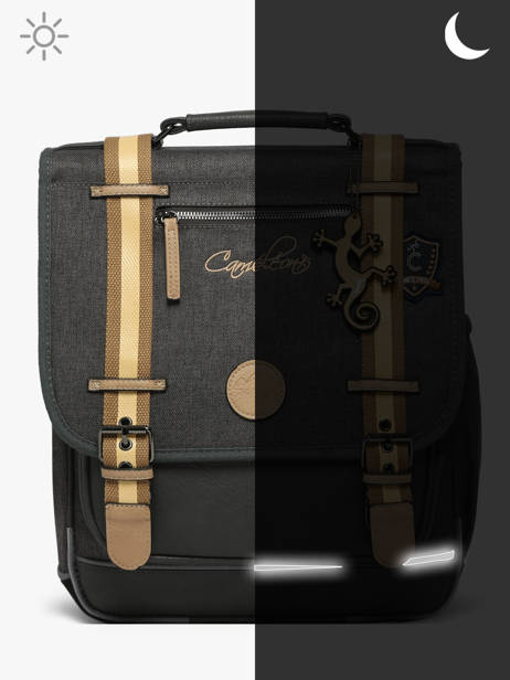 Sac à Dos Vintage Urban 2 Compartiments Cameleon Gris vintage urban SD39 vue secondaire 8