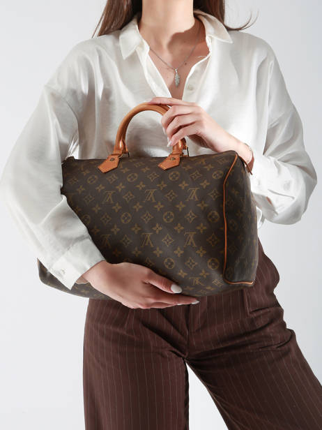 Sac à Main Second Life Louis vuitton Marron second life 1345894 vue secondaire 1