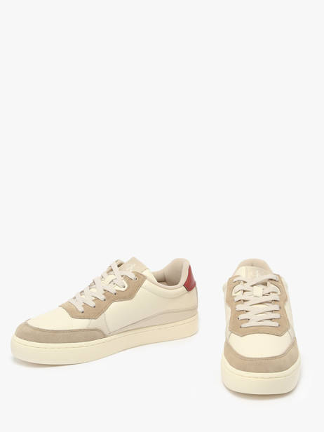 Sneakers In Leather Calvin klein jeans Beige men 1153OLH other view 2