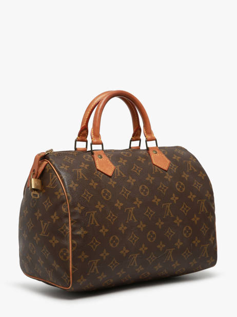 Preloved Louis Vuitton Speedy 35 Monogram Satchel Louis vuitton Brown second life 1353782 other view 5