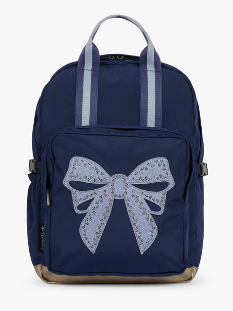 Sac à Dos 1 Compartiment Caramel et cie Bleu boheme FI