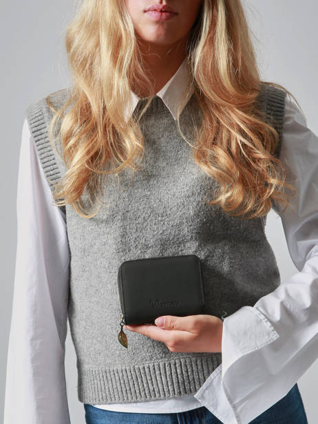 Porte-monnaie Crocus Woomen Noir crocus WCRO95 vue secondaire 1