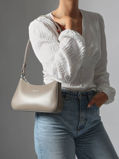 Leather Suave Crossbody Bag Lancaster Gray suave ace 22 other view 1