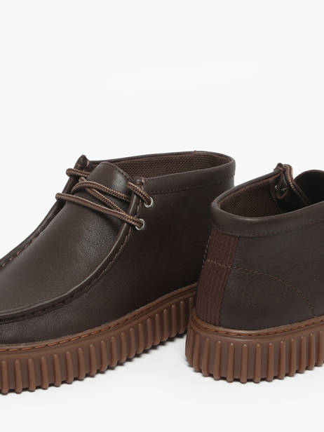 Ankle Derby Shoes Torhill In Leather Clarks Brown men 26183425 other view 3