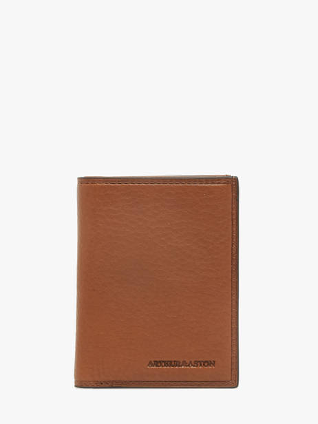 Portefeuille Cuir Arthur & aston Marron jose 800