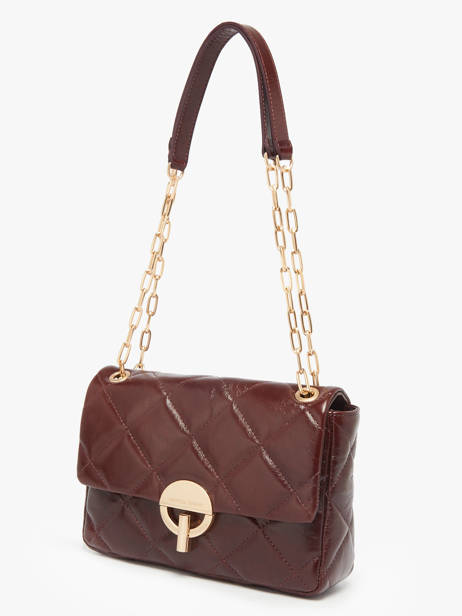 Grand Sac Moon En Cuir Vanessa bruno Marron moon 84V40329 vue secondaire 1