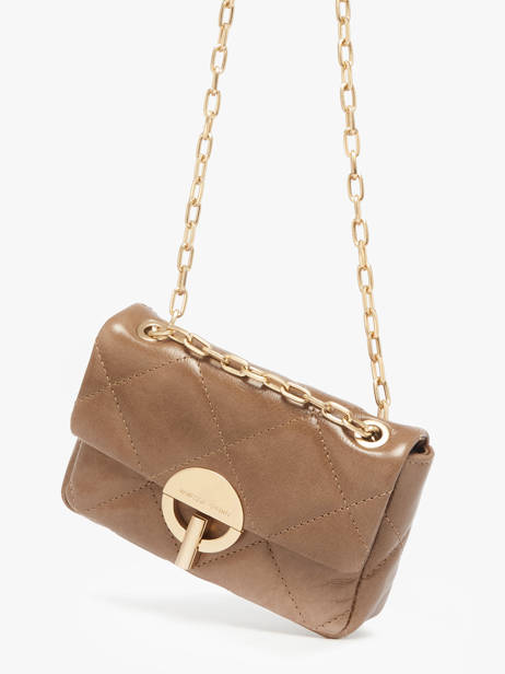 Sac Nano Moon En Cuir Vanessa bruno Marron moon 84V40326 vue secondaire 1