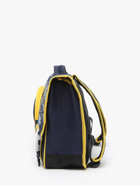 Cartable 2 Compartiments Real madrid Bleu real 24BR203C vue secondaire 2