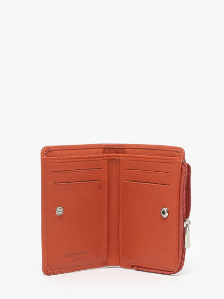 Wallet Leather Hexagona Orange confort 468429 other view 1