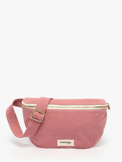 Le Sac Banane Custine Coton Recyclé Rivedroite Rose timeless CUSTITIM
