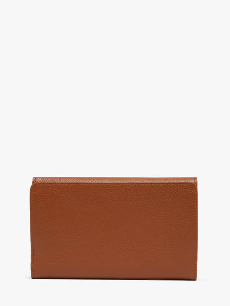 Leather Wallet Foulonné Pia Lancaster Brown foulonne pm 22 other view 3