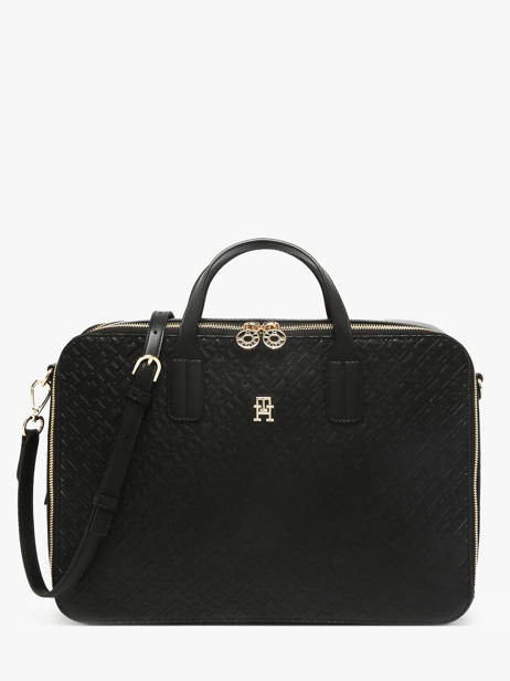 Business Bag Tommy hilfiger Black th icon AW18003