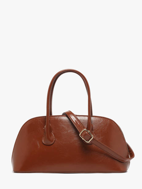 Sac Bandoulière London Verni Miniprix Marron london KJ62072 vue secondaire 3