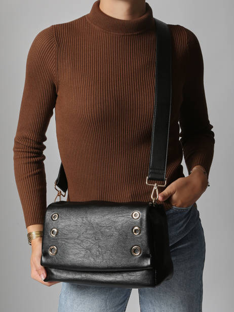 Sac Bandoulière Plum Torrow Noir plum TPLU1B vue secondaire 1