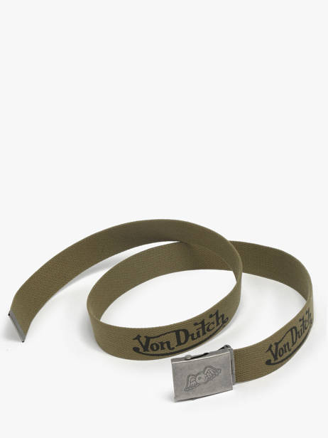 Adjustable Belt Nylon Von dutch Green belt NYLON other view 3