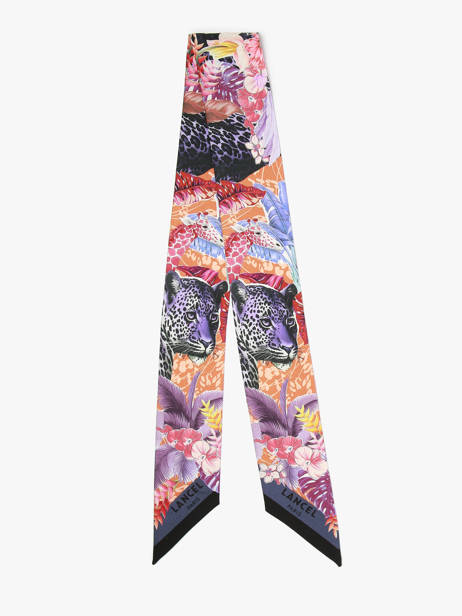 Ruban De Soie Jungle 82x5,5cm Lancel Bleu charms A13877