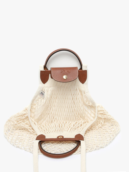 Longchamp Le pliage filet Hobo bag Beige