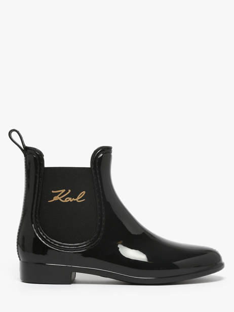 Rain Boots Kalosh Ii Karl lagerfeld Black women KL94775