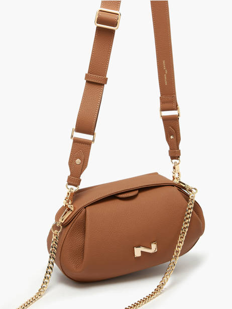 Crossbody Bag Nymphea Leather Nathan baume Brown nymphea 2 other view 2