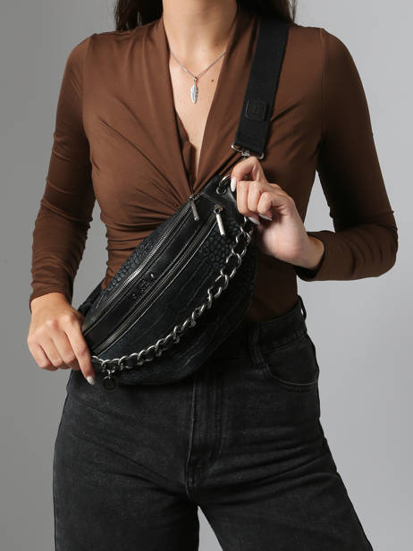 Belt Bag Mila louise Black vintage 23689KR other view 1