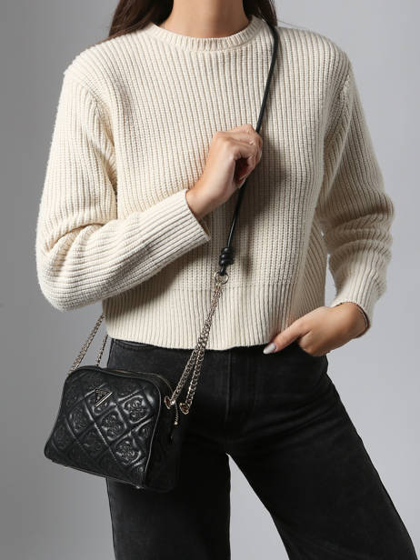 Sac Bandoulière Adelasia Guess Noir adelasia QL965814 vue secondaire 1