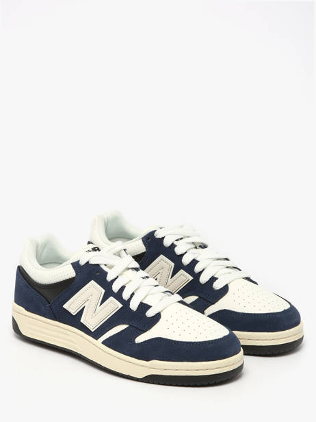 Sneakers En Cuir New balance Bleu boy BB480PEN vue secondaire 1