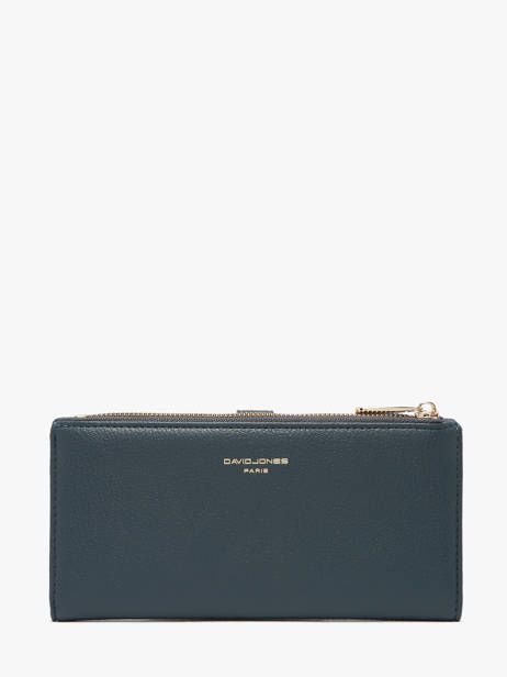 Portefeuille Porte Monnaie David jones Bleu dune 1 vue secondaire 2