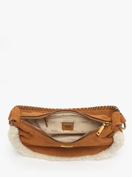 Sac Bandoulière Amita Cuir Guess Marron amita W9539721 vue secondaire 3